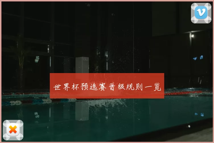 世界杯预选赛晋级规则一览