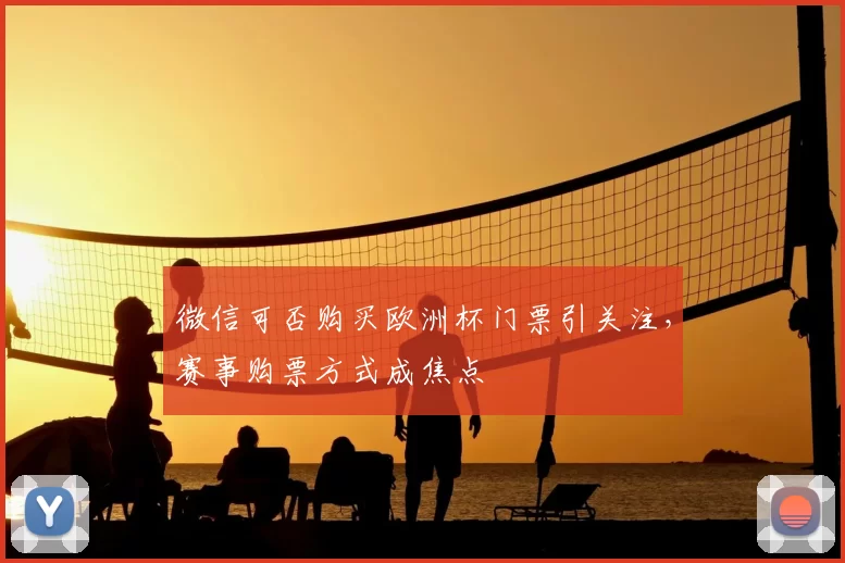 微信可否购买欧洲杯门票引关注,赛事购票方式成焦点